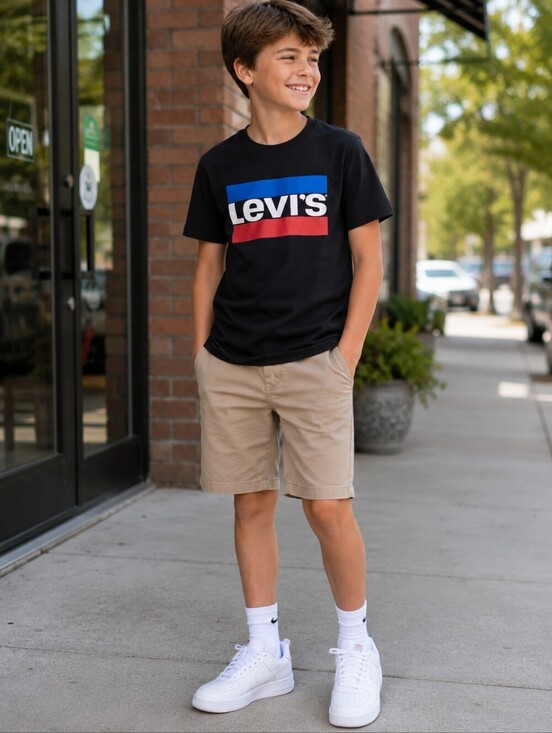 Levi's Other - Levi's Big Boys Crew Neck Short Sleeve Graphic T-Shirt Medium 10-12